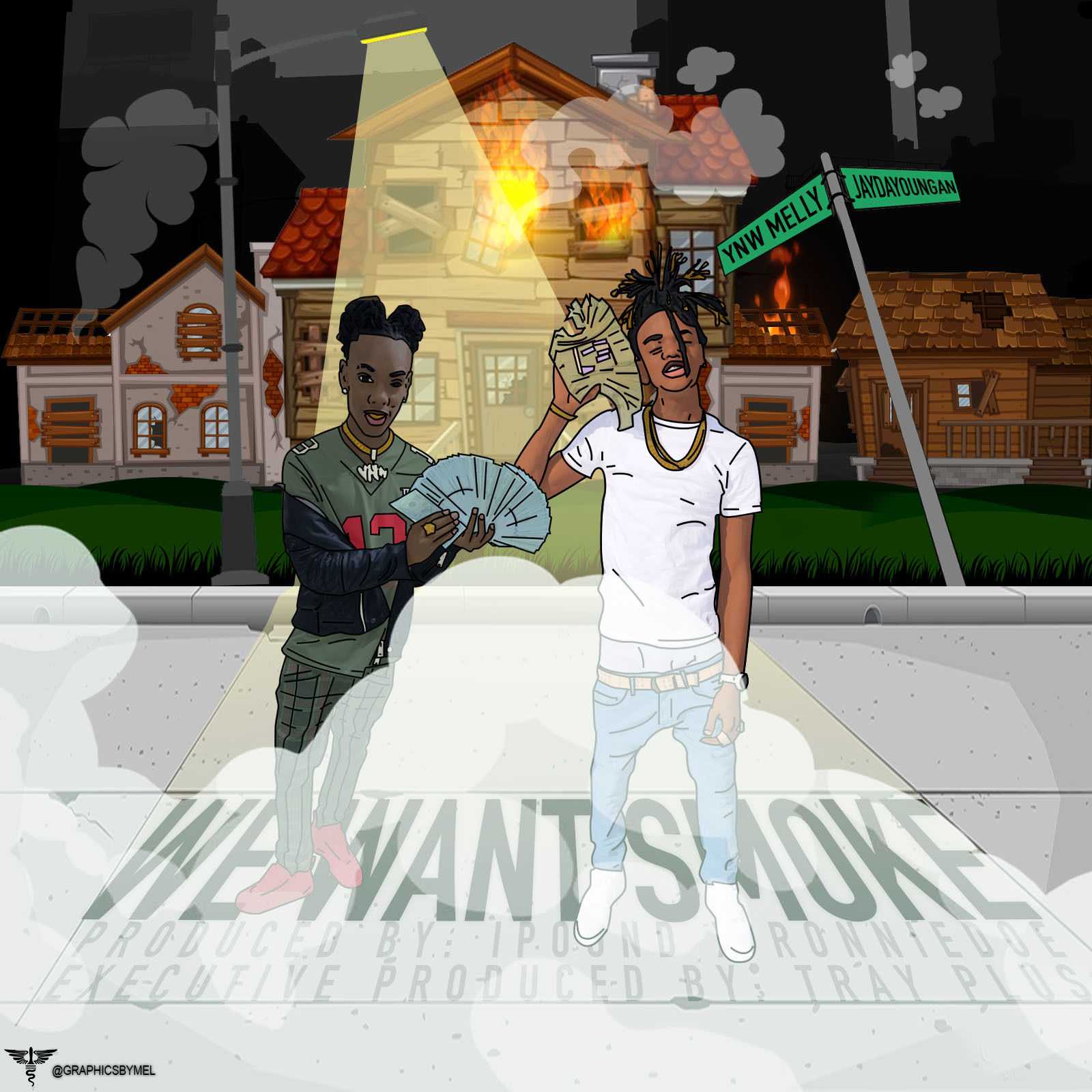 Tray Plus Ft. YNW Melly & JayDaYoungan - We Want Smoke